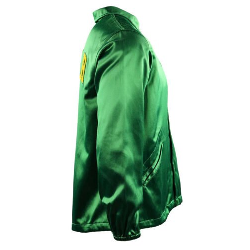 University of Notre Dame Kelly Green Satin Windbreaker - Image 6