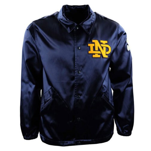 University of Notre Dame Kelly Green Satin Windbreaker