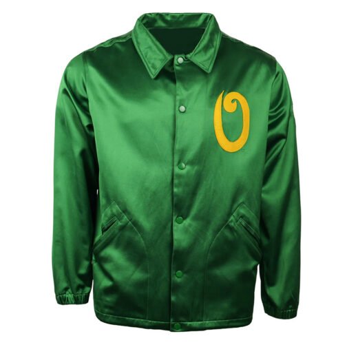 University of Oregon Green Satin Windbreaker