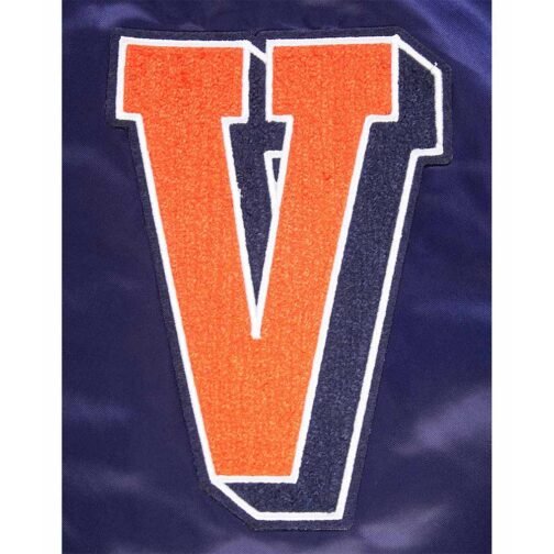 University of Virginia Classic Rib Satin Jacket - Image 5