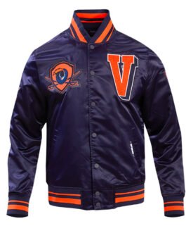 University of Virginia Classic Rib Satin Jacket