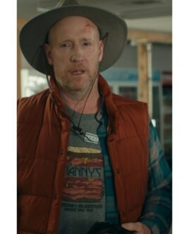 Matt Walsh Unplugging Orange Puffer Vest