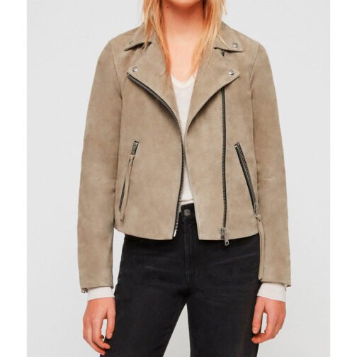 Bad Sisters Eva Birthistle Brown Suede Jacket