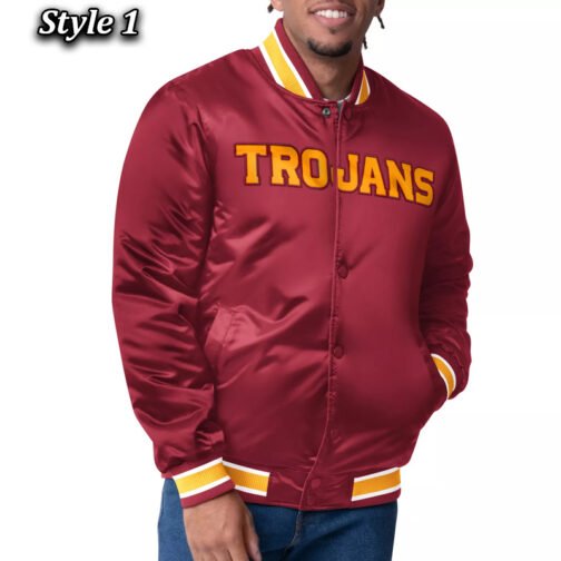 USC Trojans G-III Satin Jacket
