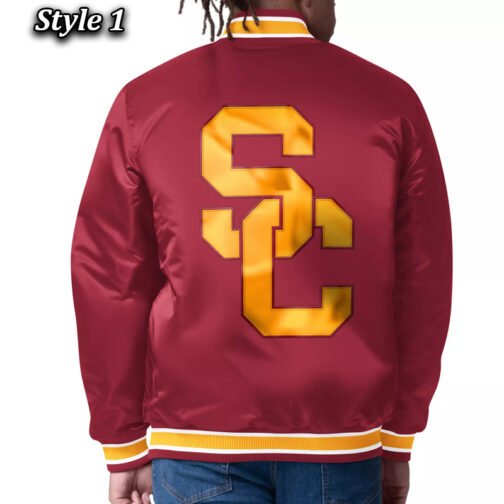 USC Trojans G-III Satin Jacket - Image 3