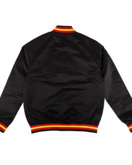 USC Trojans Script Black Lightweight Satin Jacket