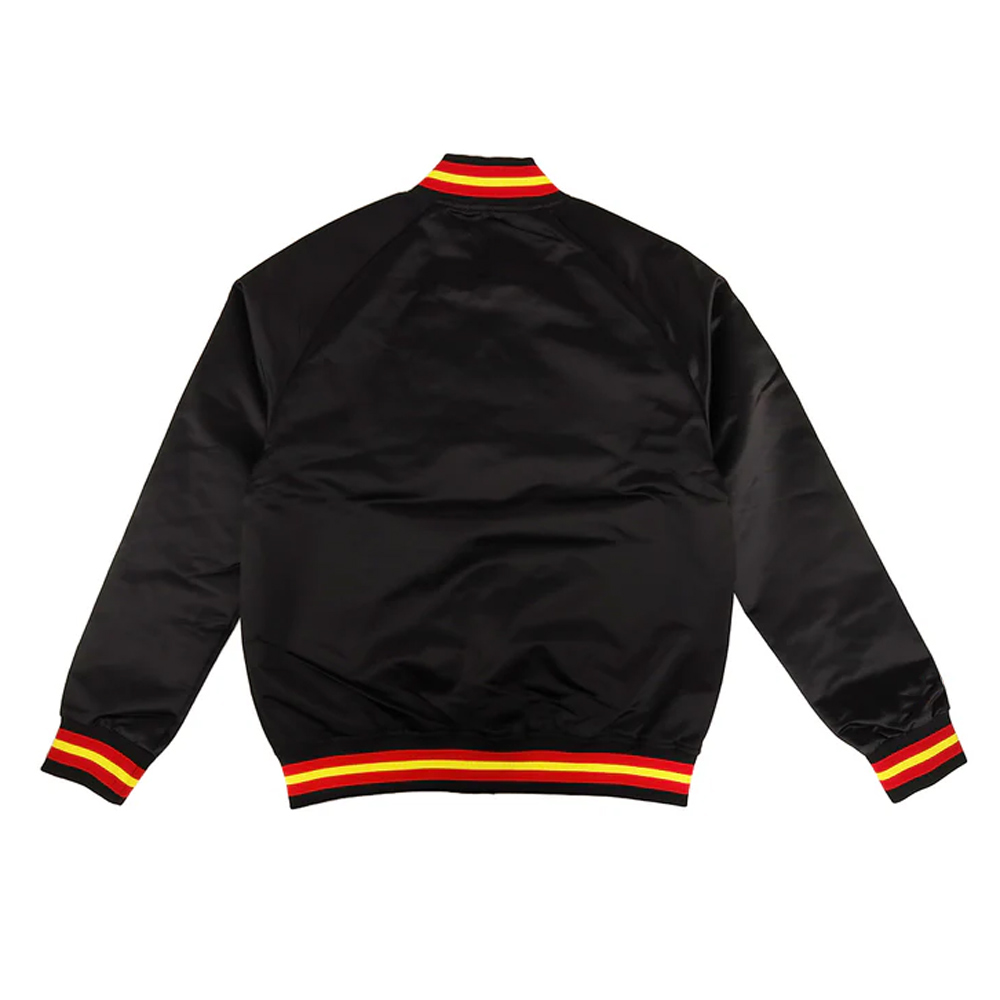 USC Trojans Script Black Lightweight Satin Jacket - Image 2