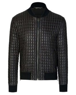 Usher Quilted Leather Jacket