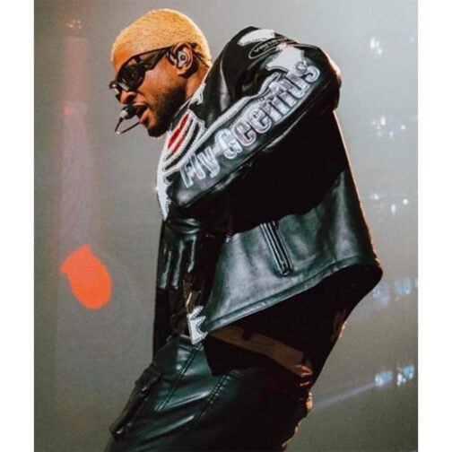 Usher Punisher Skeleton Leather Jacket - Image 6