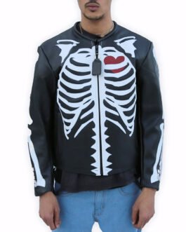 Usher Punisher Skeleton Leather Jacket