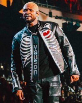 Usher Punisher Skeleton Leather Jacket