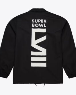 Usher Super Bowl LVIII Coaches Black Jacket