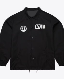 Usher Super Bowl LVIII Coaches Black Jacket