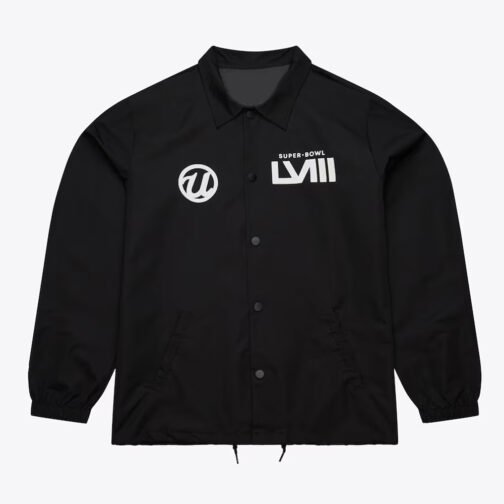 Usher Super Bowl LVIII Coaches Black Jacket
