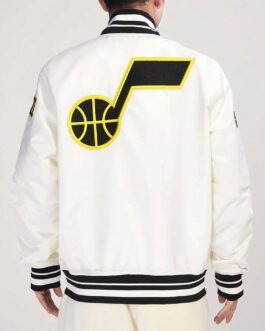 Utah Jazz Retro Classic Rib Jacket