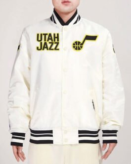 Utah Jazz Retro Classic Rib Jacket