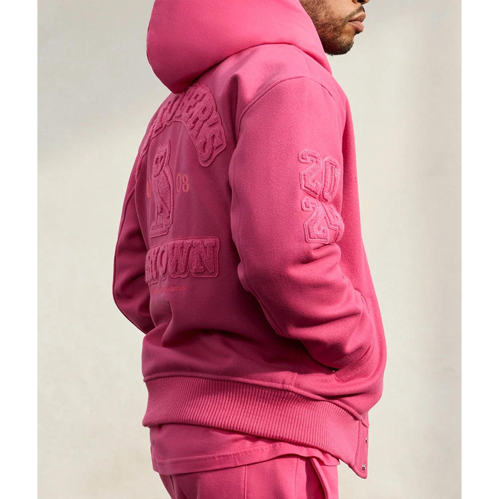 Valentine OVO Pink Varsity Jacket - Image 6