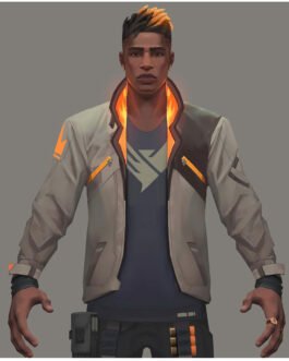 Valorant Phoenix Leather Jacket