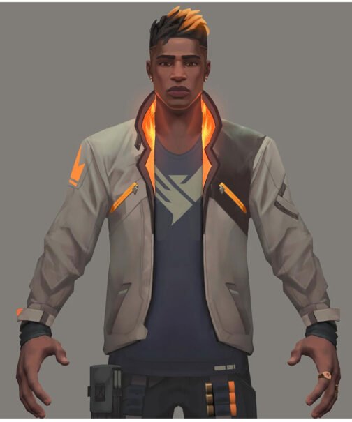 Valorant Phoenix Leather Jacket - Image 2
