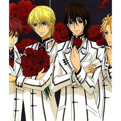 Boy Night Vampire Knight Cotton White Jacket - Image 11