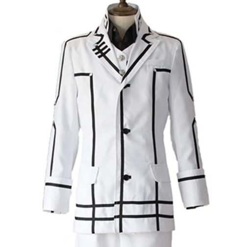 Boy Night Vampire Knight Cotton White Jacket