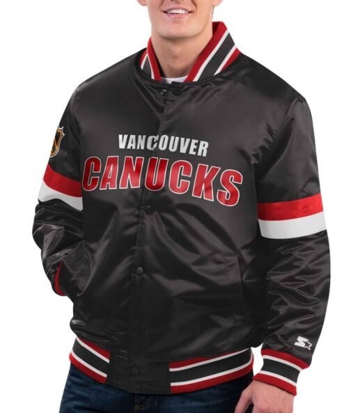 Diveplay Vancouver Canucks Black Jacket