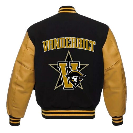 Vanderbilt University Black Letterman Jacket - Image 2