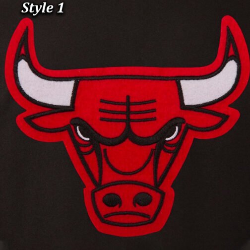 Varsity Chicago Bulls Black Wool Jacket - Image 8