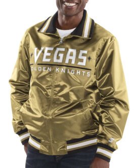 Vegas Golden Knights Full-Zip Satin Jacket