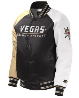 Youth Vegas Golden Knights Varsity Satin Jacket