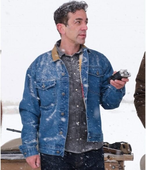 BJ Novak Vengeance Denim Blue Jacket - Image 2