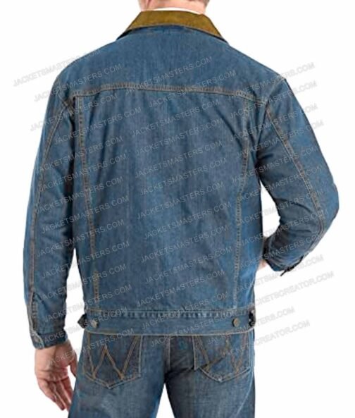 BJ Novak Vengeance Denim Blue Jacket - Image 3