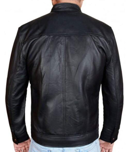 Tom Hardy Venom 2 Cafe Racer Leather Jacket - Image 3