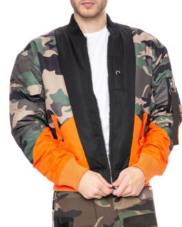 The Penguin Rhenzy Feliz Camo Bomber Jacket
