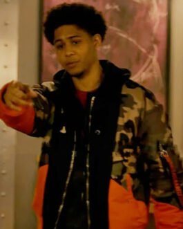 The Penguin Rhenzy Feliz Camo Bomber Jacket