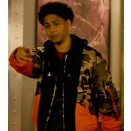 The Penguin Rhenzy Feliz Camo Bomber Jacket - Image 2