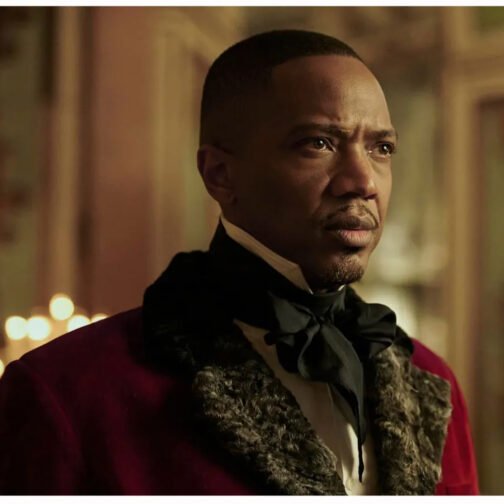 J. August Richards Vampire Academy Velvet Red Coat - Image 5