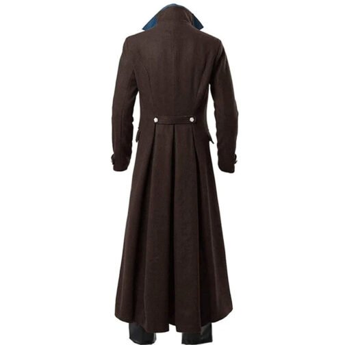 Victorian Steampunk Gothic Medieval Long Coat - Image 4