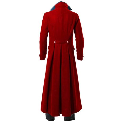 Victorian Steampunk Gothic Medieval Long Coat - Image 5