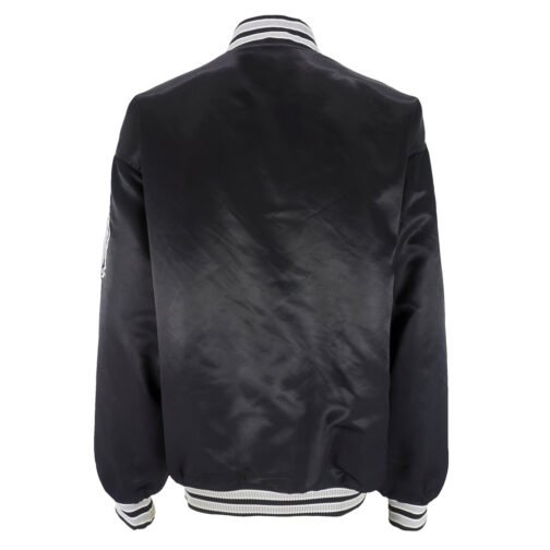 Gray Villa Georgetown Hoyas Team Bomber Satin Jacket - Image 3
