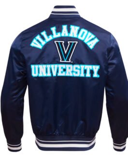 Villanova University Classic Rib Satin Jacket