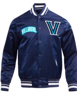 Villanova University Classic Rib Satin Jacket