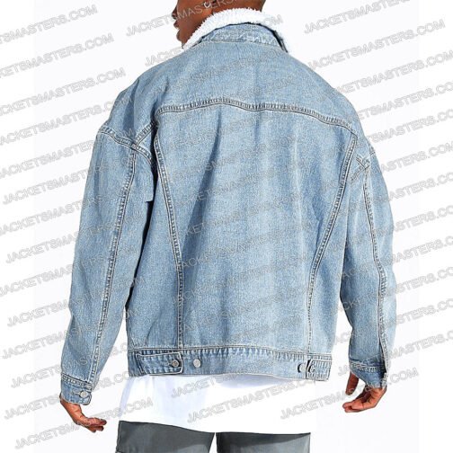 Tom Bacon I Used to Be Famous Denim Blue Jacket - Image 3