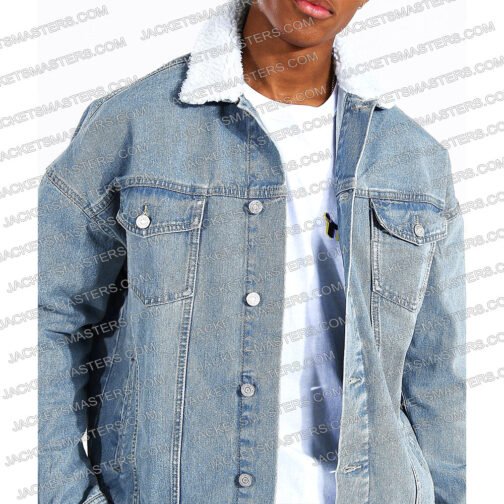 Tom Bacon I Used to Be Famous Denim Blue Jacket - Image 4