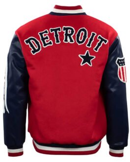 Detroit Stars Vintage Varsity Wool/Leather Jacket
