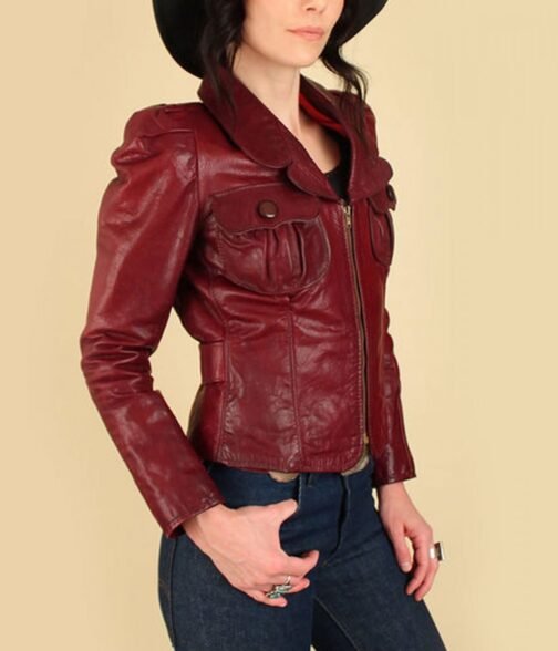 The Wizard Gandalf Record Safari Vintage Leather Jacket - Image 2