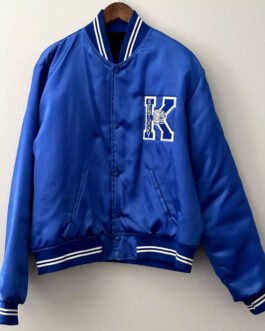 Kentucky Wildcats Vintage Blue Satin Jacket