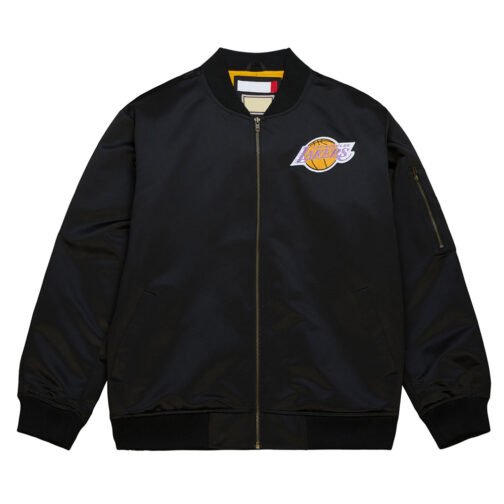 LA Lakers Vintage Logo Lightweight Satin Jacket