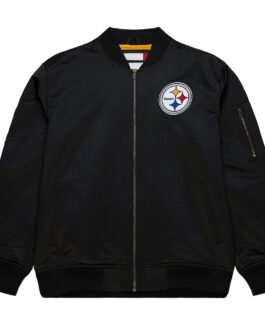 Pittsburgh Steelers Vintage Logo Lightweight Satin Jacket