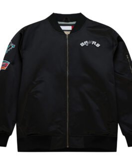San Antonio Spurs Vintage Logo Lightweight Satin Jacket